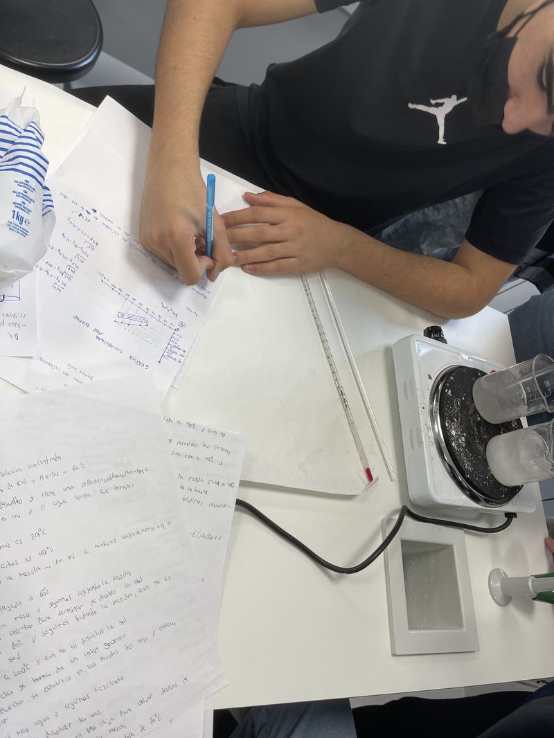 Seguimos con la cristalización (4º ESO)