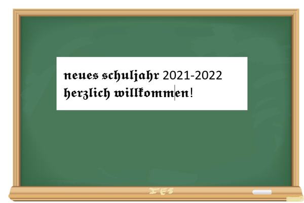 Das Schuljahr 2021-2022