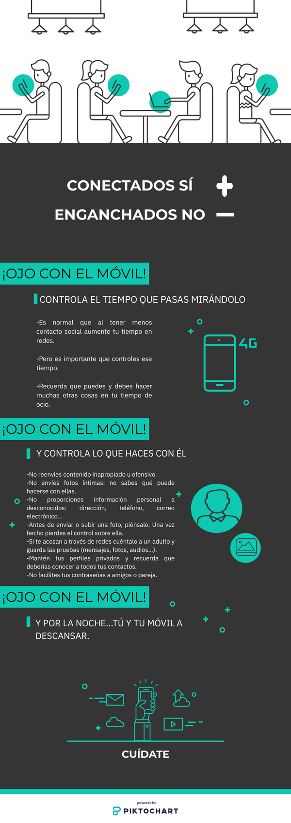 Controlar el uso del móvil